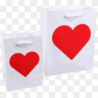Lovly® Bag, Hearts, Paper, With Cord, 18x8x22cm, Paper Clipart