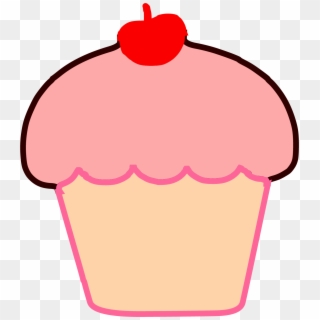 Brown Cupcake Cherry Clipart Png - Png Transparent Png