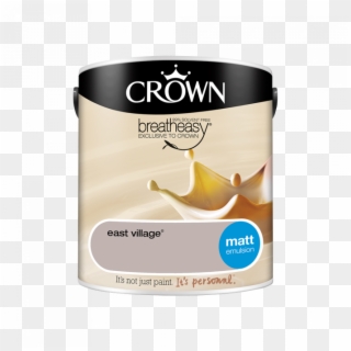 Crown Matt Emulsion - Crown Sherbet White Matt Clipart