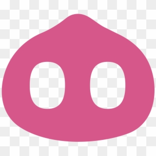 File - Emoji U1f43d - Svg - Pig Nose Clipart - Png Download