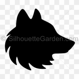 Wolf Animal Silhouettes - Silhouette Of A Wolf Head Clipart