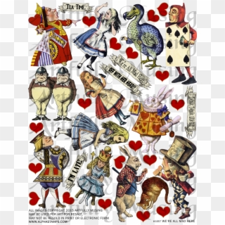 Clipart Freeuse Download Artfully Musing Alice In Wonderland - Were All Mad Here From Alice In Wonderland - Png Download