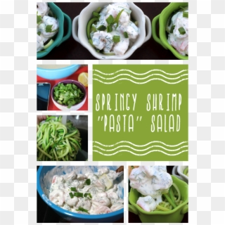 Creamy, Delicious, Flavorful Cold Shrimp "pasta" Salad - Side Dish Clipart