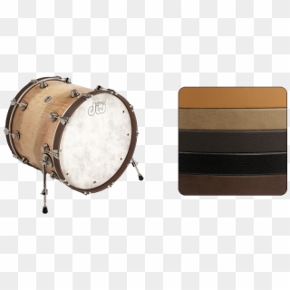 Lux Bass Drum - Lux Leather Bass Drum Hoops Clipart