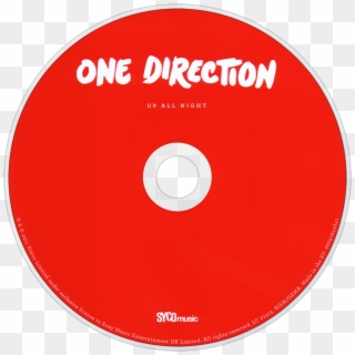 One Direction Up All Night Cd Disc Image - Cd De One Direction Clipart