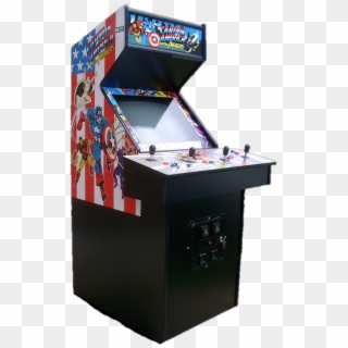 Captain America And The Avengers - Captain America And The Avengers Arcade Cabinet Clipart