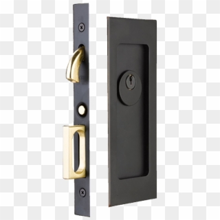 Emtek Pocket Door Mortise Modern Rectangular Clipart