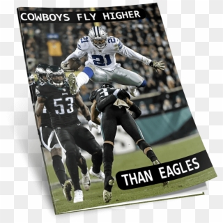 That Zeke Leap Page Transparent Background - Cowboys Beating The Eagles Clipart