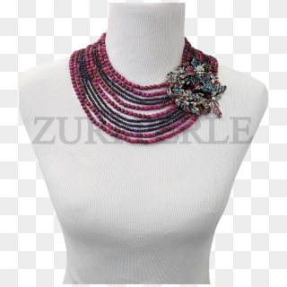 Handmade Unique Purple Bead Jewelry, Made With Purple - Wool Clipart