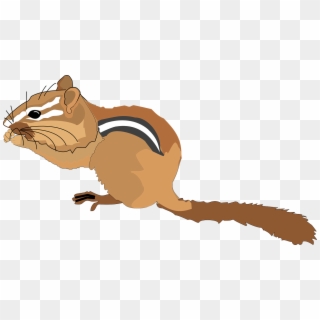 Chipmunk Clipart Small Squirrel - Chipmunk Clipart - Png Download