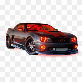 Trucks With Halo Lights , Png Download - 2013 Camaro Lights Red Clipart