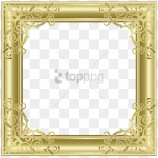 Free Png Gold Wedding Frames Png Png Images Transparent - Transparent Background Transparent Picture Frame Clipart
