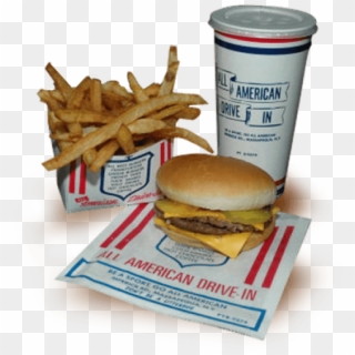 All American Hamburger Drive-in Food - French Fries Clipart