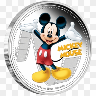 2014 1 Oz Silver Coin - Mickey Mouse Coins Clipart