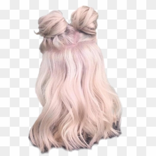 #hair #buns #bun #spacebuns #pastelaesthetic #pastel - Pastel Hair Clipart