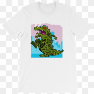 Reptar Inked Short Sleeve Unisex T Shirt - Alligator Clipart