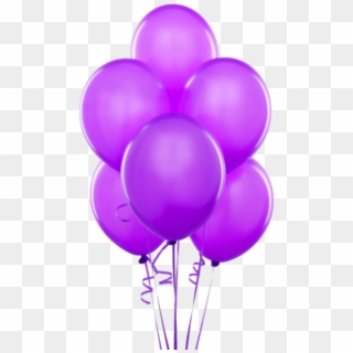 Purple Transparent Balloons Clipart Balloon Box, Balloon - Transparent Background Balloon Purple Png