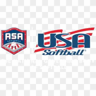 Asa Softball - Softball Usa Clipart