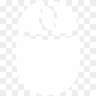 White Computer Mouse Icon , Png Download - Circle Clipart