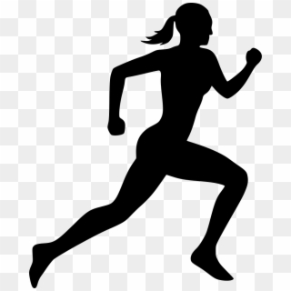 Png File Svg - Running Woman Icon Clipart