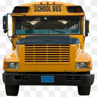 Front School Bus - Coney Island Clipart