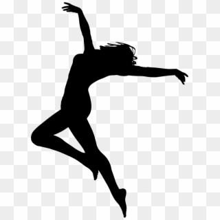 Medium Image - Woman Dancing Silhouette Clipart
