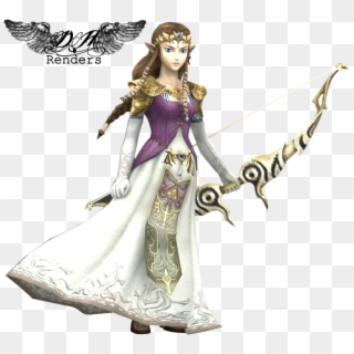 Princess Zelda - Princess Zelda Bow And Arrow Clipart