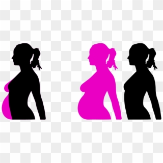 Vector Free Stock Free Clipart Pregnant Woman Silhouette - Pregnant Clip Art - Png Download