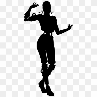 Woman Silhouette , Png Download - Black And White Female Golfer Clipart Transparent Png