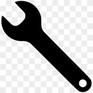 Png File - Black And White Wrench Png Clipart