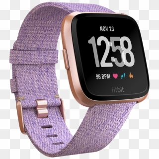 Watch - Fitbit Versa Pink And Purple Clipart