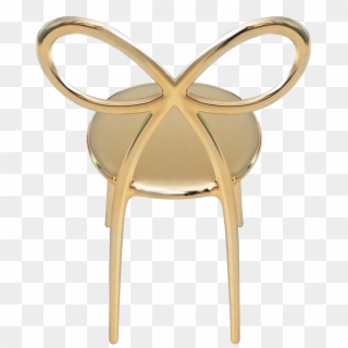 04 Qeeboo Ribbon Chair Metal Finish By Nika - Qeeboo Ribbon Chair Gold Clipart