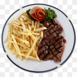 Steak And Potatoes - Do They Eat In Romania Clipart