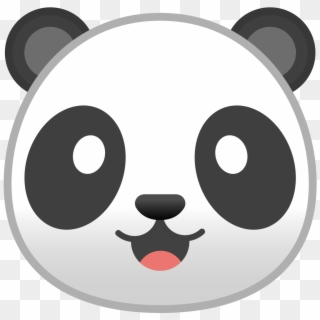Face Icon Noto Animals Nature Iconset Google Ⓒ - Emojis De Whatsapp Panda Clipart