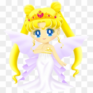 Sailor Moon Clipart Salor - Princesa Serenity Sailor Moon Chibi - Png Download