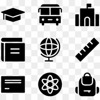 School - Icons Dashboard Clipart