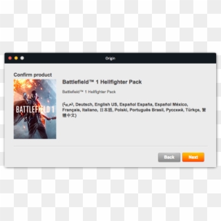 Battlefield 1 - Battlefield 1 Origin Key Free Clipart