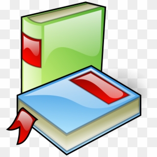Open - Two Books Clipart