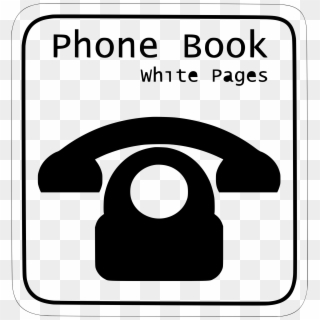 This Free Icons Png Design Of White Pages Phone Book Clipart