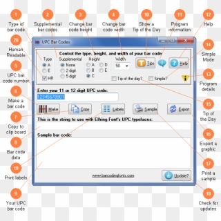 Software Utility To Make A Upc Bar Code - Upc Software Clipart