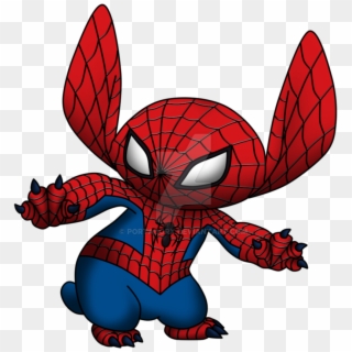 Spider-man Stitch By Portadorx - Stitch Spiderman Clipart