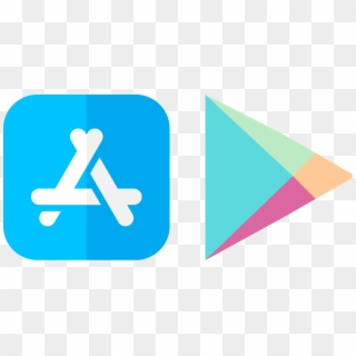 App Logos Google Play Apple Store - Logo Apple Google Play Clipart