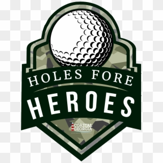 Holes Fore Heroes Golf Tournament - Emblem Clipart