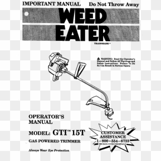 Weed Eater 2510 , Png Download - Eater Clipart