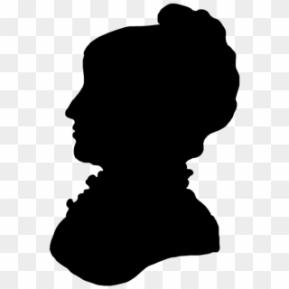 Silhouette Of A Woman - Victorian Silhouette Woman Clipart