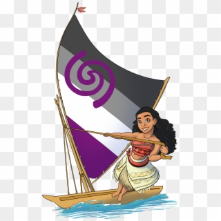 Asexual Pride- Moana So I've Got This Long List Of - Illustration Clipart
