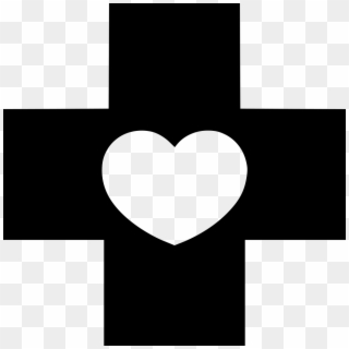 Healthcare Medicine Cross Heart Hospital Comments - Heart Clipart