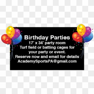 Birthday Party Waiver - Balloon Clipart