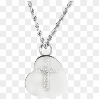 J-015 Stainless Steel Cremation Urn Pendant With Chain - Locket Clipart