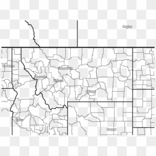 Map Of Montana Clipart